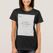 Happy holidays design tシャツ (正面)