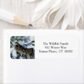 Happy Holidays Envelopes郵送ステッカー ラベル (インサイチュ)