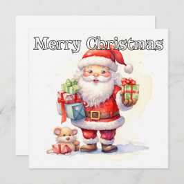 Happy Holidays Everybody From Santa Claus シーズンカード