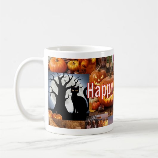 Happy Holidays Fall Edition Mug コーヒーマグカップ (左)