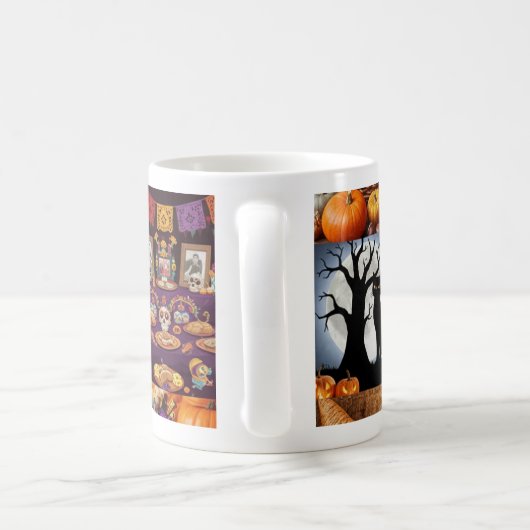 Happy Holidays Fall Edition Mug コーヒーマグカップ (ハンドル)