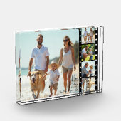 Happy Holidays Family Photo Block, Old Camera Film フォトブロック (左)