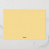 Happy Holidays Family Photo | Classic Soft Gold 箔シーズンカード (裏面)