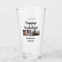 Happy holidays father son Christmas photo family n タンブラーグラス