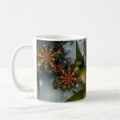 Happy Holidays Fractal コーヒーマグカップ (左)