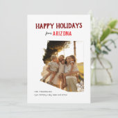 Happy Holidays from Arizona One Photo シーズンカード (スタンド正面)