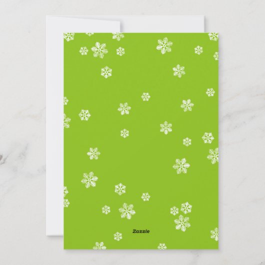 Happy Holidays from California Two Photo Card シーズンカード (裏面)