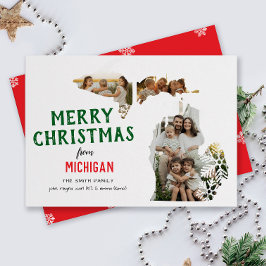 Happy Holidays from Michigan Three Photo シーズンカード