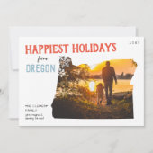 Happy Holidays from Oregon Photo Card シーズンカード (正面)