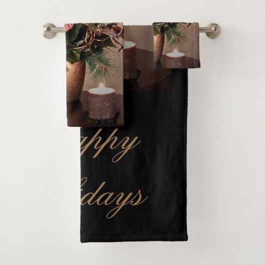 Happy Holidays in Bronze バスタオルセット (インサイチュ)