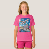 Happy Holidays in Japan! by Natasha Us Tシャツ (正面フル)