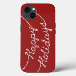 Happy Holidays in String Lights iPhone Case iPhone 13ケース