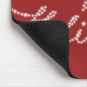 Happy Holidays in Twinkle Lights Mouse Pad マウスパッド (コーナー)