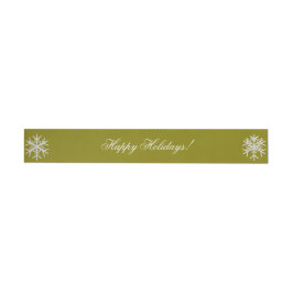 Happy Holidays! Label ラップアラウンド宛名ラベル