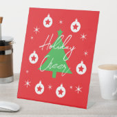 Happy Holidays Merry Christmas New Year 台座サイン (インサイチュ)