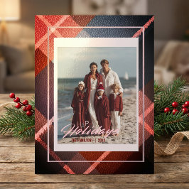 Happy Holidays Modern Family photo postcard ポストカード
