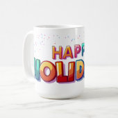 Happy Holidays Mug コーヒーマグカップ (正面左)