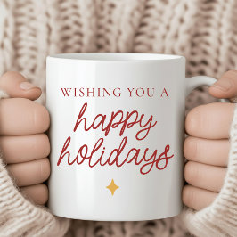 Happy Holidays Mug Gift for Her, Him, Coworker コーヒーマグカップ