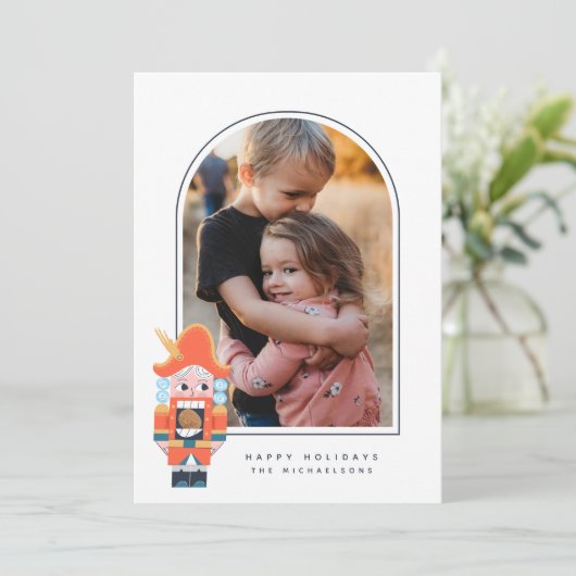 HAPPY HOLIDAYS NUTCRACKERあなたの写真を追加 (スタンド正面)