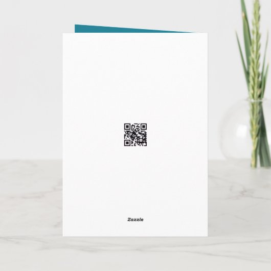 Happy Holidays Penguin Under Northern Lights カード (裏面)