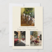 Happy Holidays Photo Card シーズンカード (裏面)