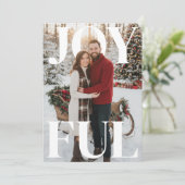 Happy Holidays PhotoPop Card シーズンカード (スタンド正面)