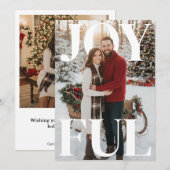 Happy Holidays PhotoPop Card シーズンカード (正面/裏面)