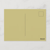 Happy Holidays Script ポストカード (裏面)