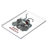 Happy Holidays. Skull pile and tentacles ノートブック (左側)