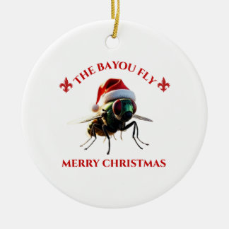 Happy Holidays The Bayou Fly セラミックオーナメント