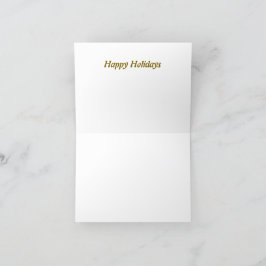 Happy holidays vintage retro シーズンカード