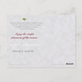 Happy Holidays/Walden Pond: ポストカード (裏面)