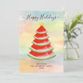 Happy Holidays Watermelon シーズンカード (スタンド正面)