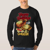 Happy Holidays With Cheese Humorous Tシャツ (正面)
