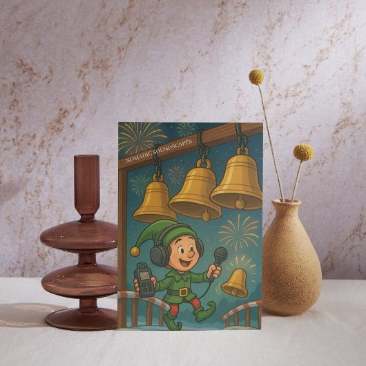 Happy Holidays with Recording Sounds シーズンポストカード