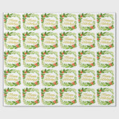 'Happy Holidays' Wrapping Paper ラッピングペーパー (フラット)