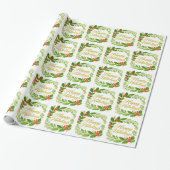 'Happy Holidays' Wrapping Paper ラッピングペーパー (アンロールド)