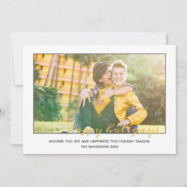 Happy Holigays LGBTQクリスマスフォト シーズンカード