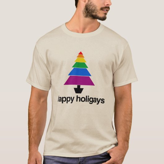 HAPPY HOLIGAYS TREE -.png Tシャツ (正面)