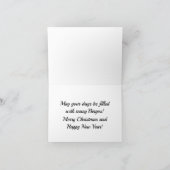 Happy Hollerdaysグリーティングカード カード (内部)