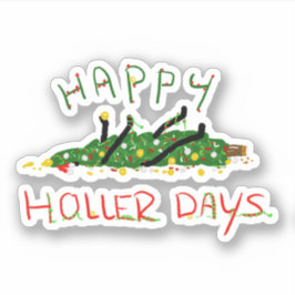 Happy Hollerdays 1 - Oクリスマスツリー。 シール