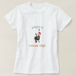 Happy Hollerdays 6 – アボカドのクリスマスプレゼント。 Tシャツ