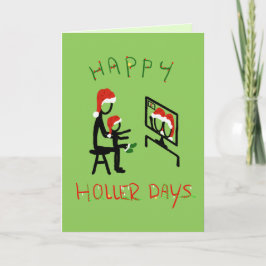 Happy Hollerdays 7 – ズーム会議。 カード