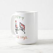Happy Hollerdays 7 – ズーム会議。 コーヒーマグカップ (正面左)
