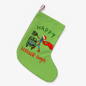 Happy Hollerdays 8 – 注文の選択 スモールクリスマスストッキング (正面 (吊り時))