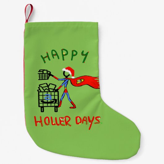 Happy Hollerdays 8 – 注文の選択 スモールクリスマスストッキング (正面)