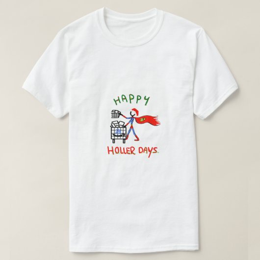 Happy Hollerdays 8 – 注文の選択 Tシャツ (デザイン正面)