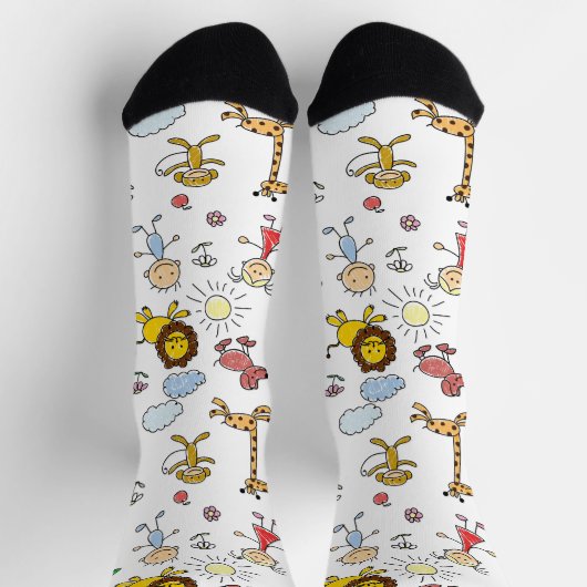 Happy Hollowing Cute Socks ソックス (上部)