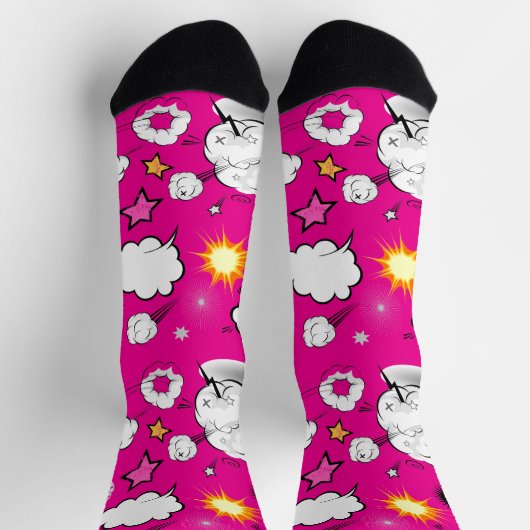 Happy Hollowing Cute Socks ソックス (上部)