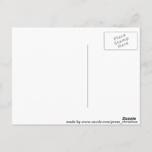 Happy Holydays ポストカード (裏面)